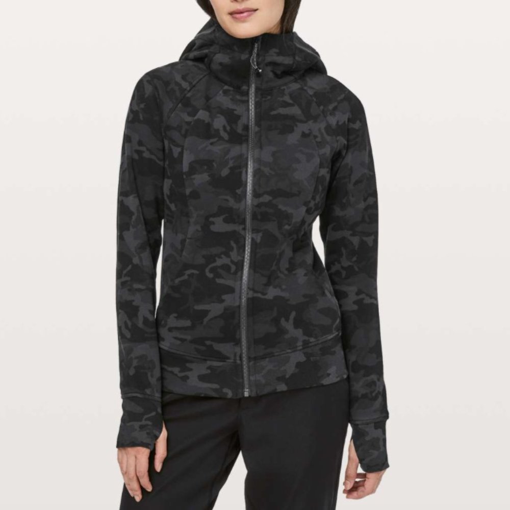 Luliulemon Scuba Hoodie Sz 8 Camo